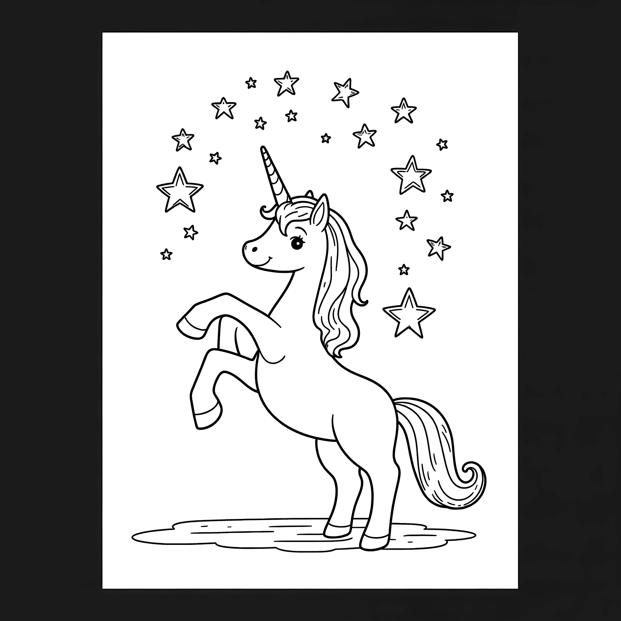 Unicorn Juggling Stars