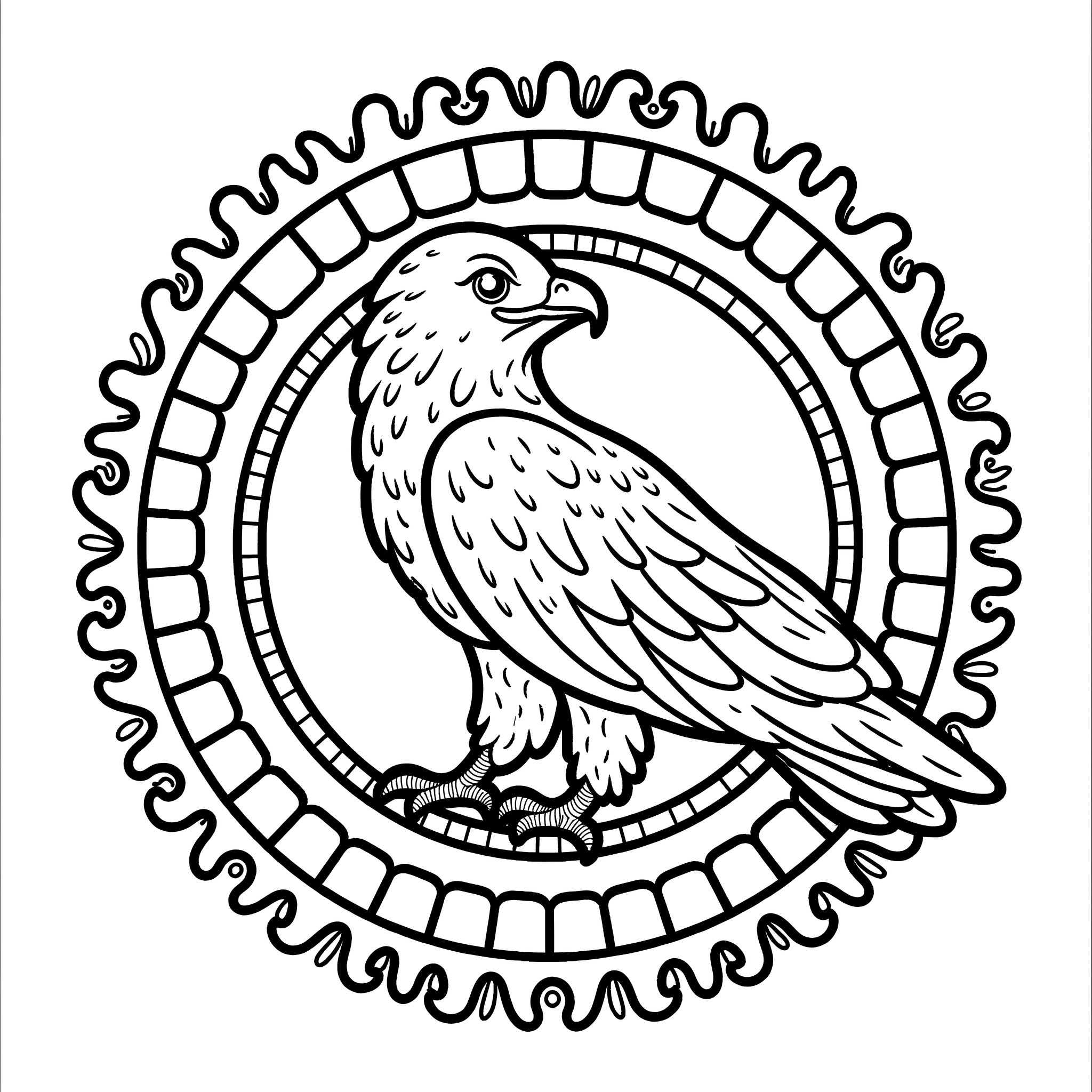 タカのマンダラリング