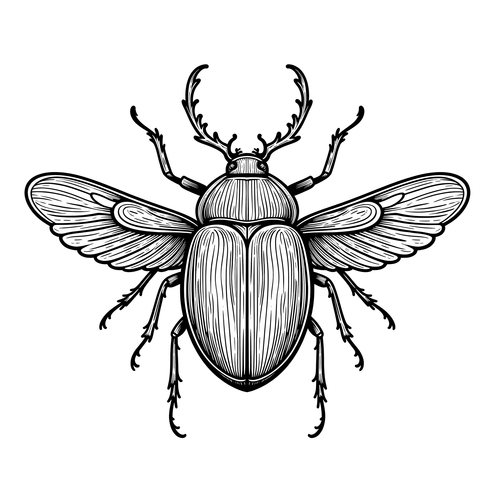 Heiliger Skarabäus-Mandala
