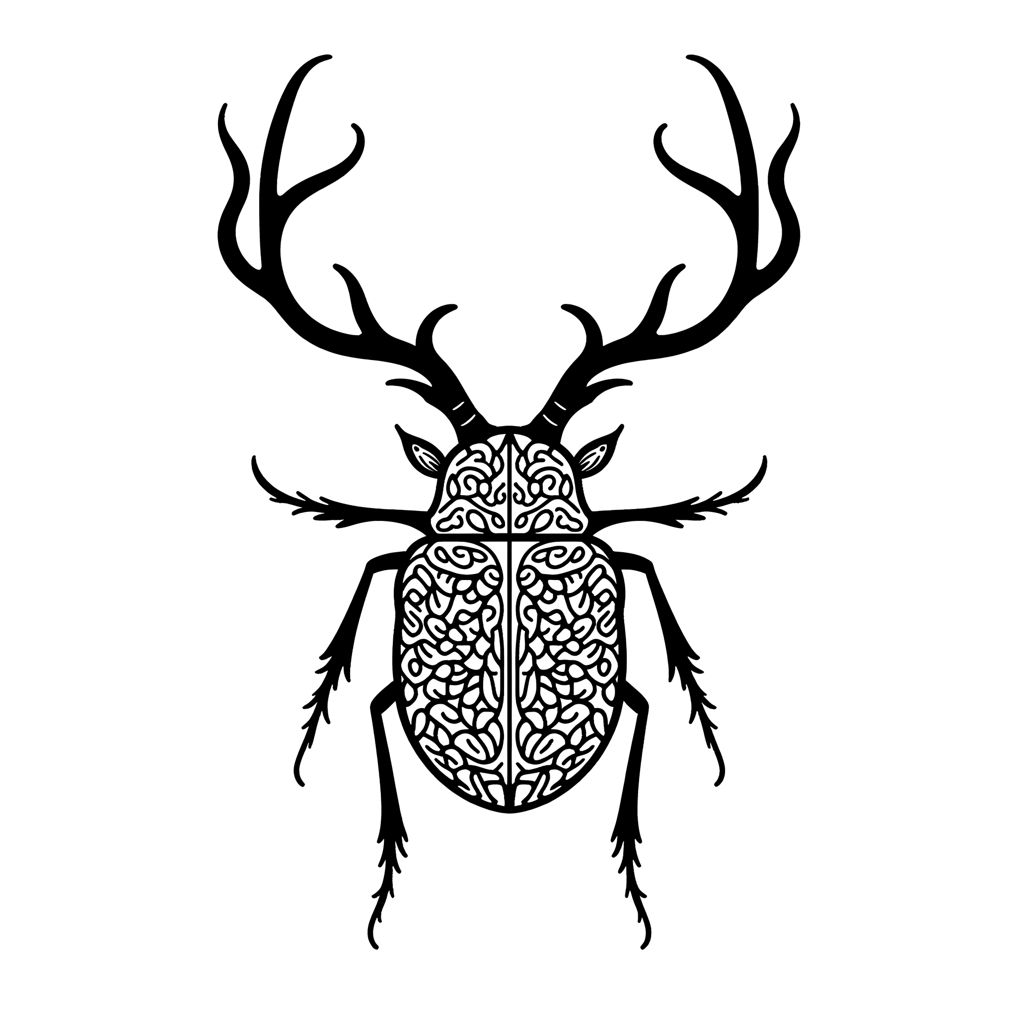 Hirschkäfer Mandala