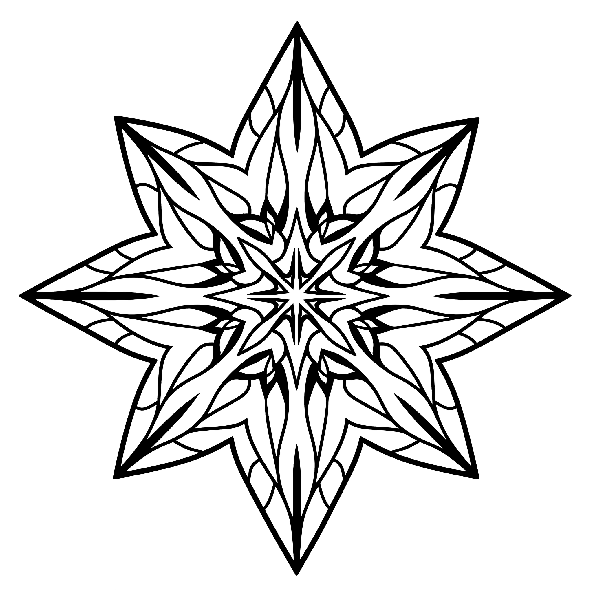 Star Diamond Mandala