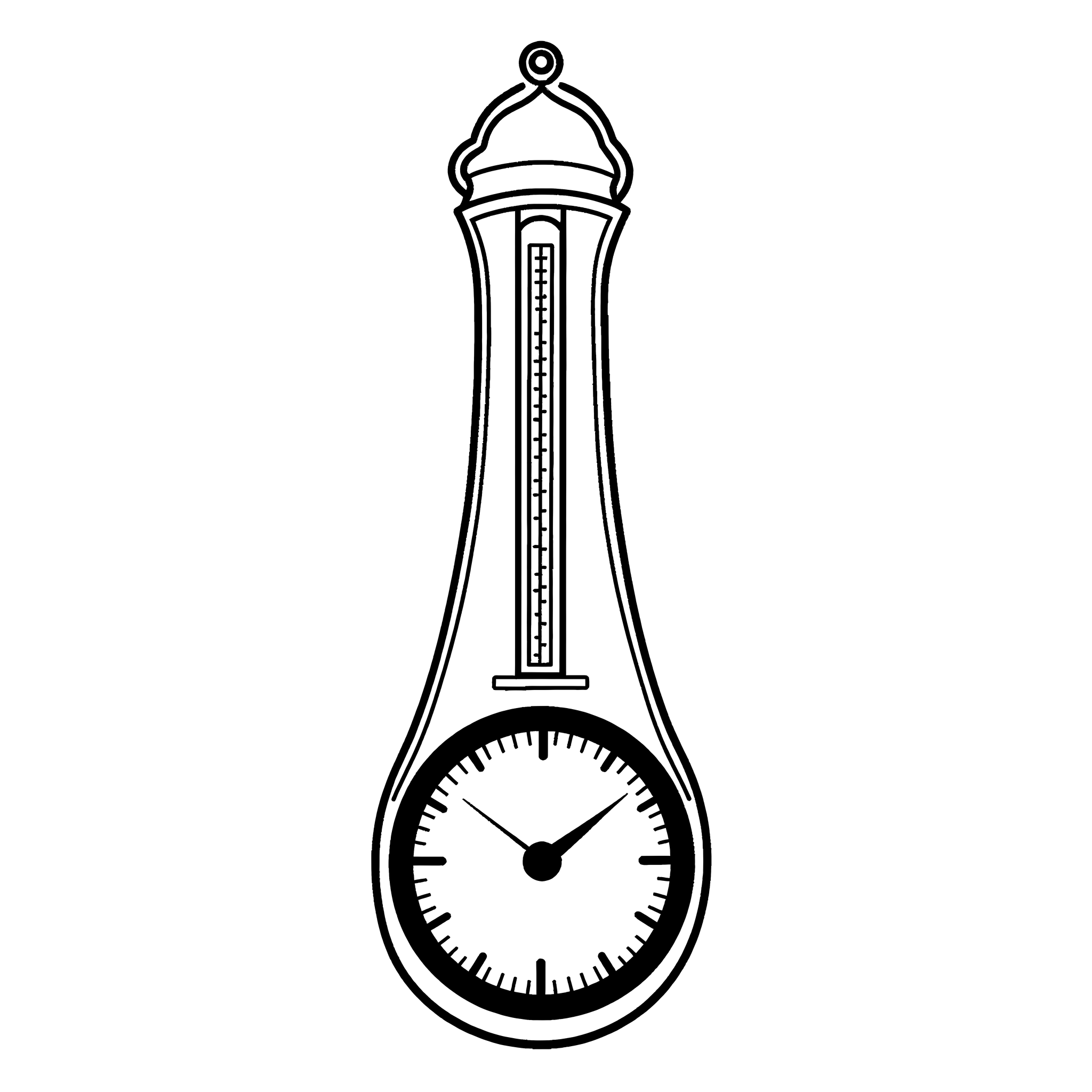 Ornate Barometer Dial