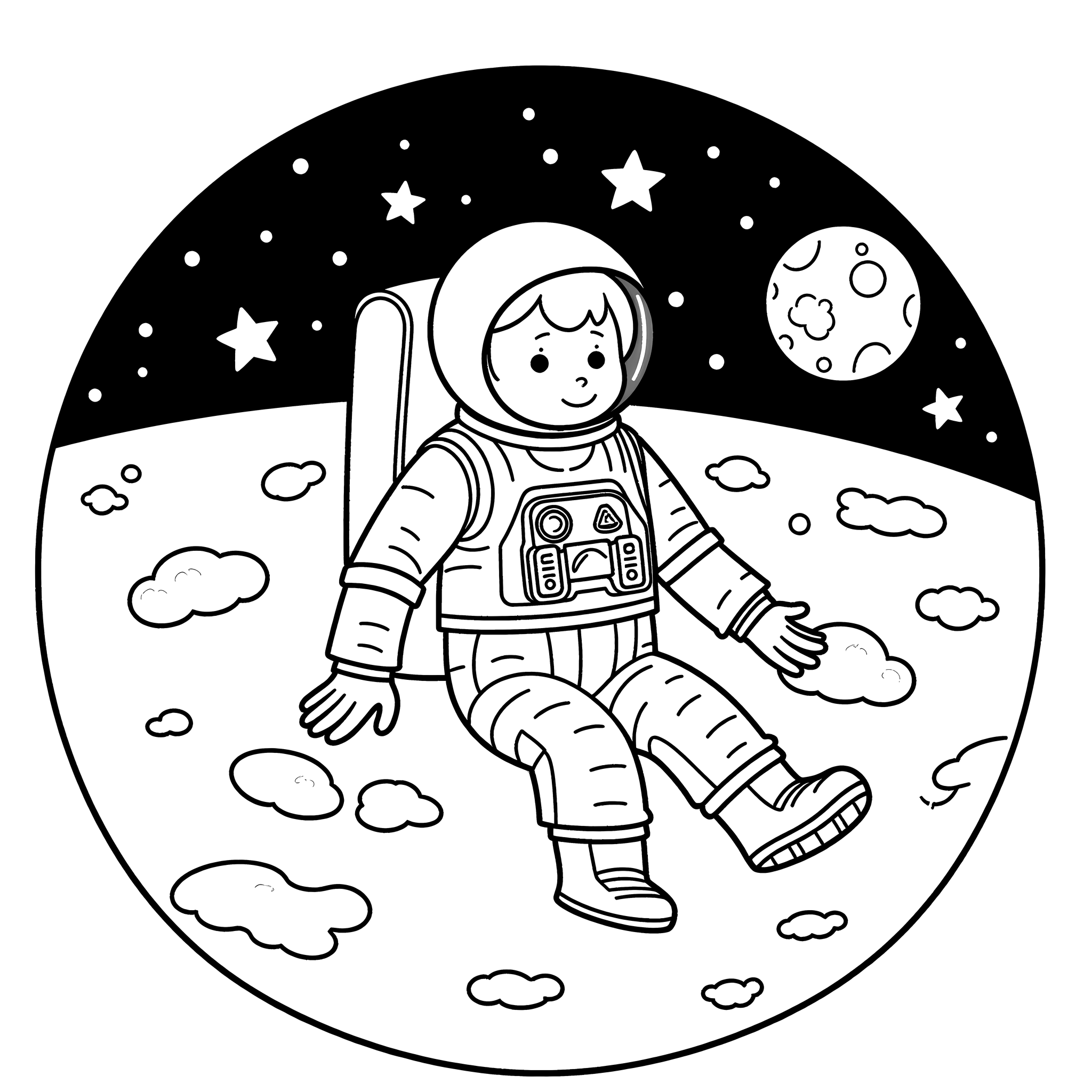 Astronauta Anjo da Lua